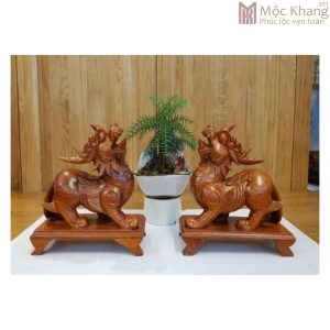 cặp-tỳ-hưu-gỗ