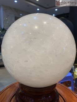 Bi Cầu Đá Thạch Anh Trắng
