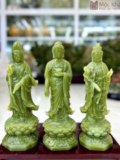 Bộ Tam Tượng Phật Bà Ngọc Onyx