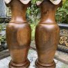 Cặp Lục Bình Gỗ Bách Xanh