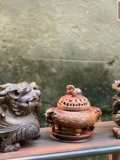 Cặp Tỳ Hưu Gỗ Trắc