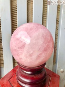 Bi Cầu Đá Thạch Anh Hồng