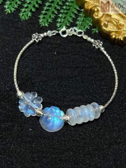 Lắc Bạc Cỏ Mix Túi Tiền Ngũ Điếu