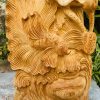 Tượng Cá Xiêm Gỗ Ngọc Am