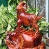Tượng Dê Phong Thủy Gỗ Cẩm