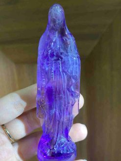 Tượng Mẹ Maria Đá Thạch Anh Tím