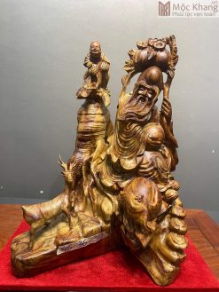 Tượng Ông Thọ Gỗ Sưa