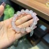 vong tay da ma nao duong kinh hat 11mm mix charm bac 11