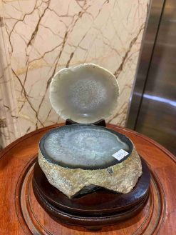 Bát Tụ Bảo Đá Mã Não (Agate)