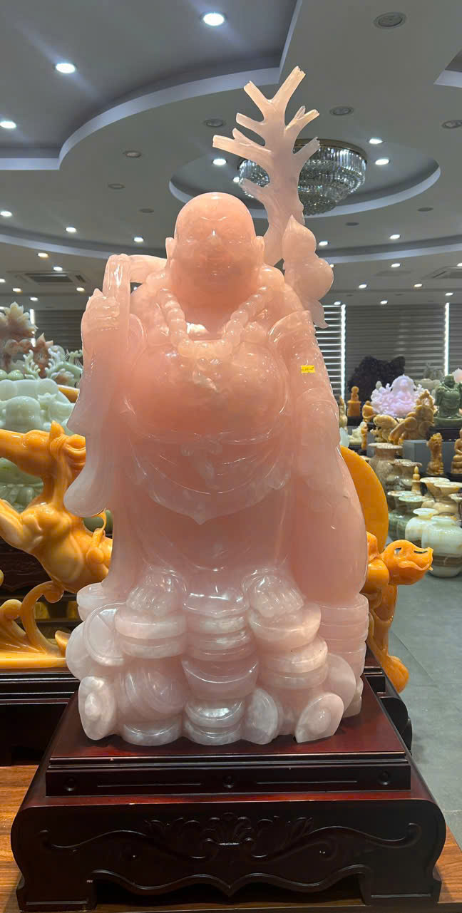 Di Lặc Ngọc Onyx Hồng Cao 103 Ngang 46 Sâu 26 (cm) (1) Di Lac Ngoc Onyx Hong Cao 103 Ngang 46 Sau 26 cm 1