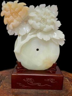 Đồng Tâm Hoa Mẫu Đơn Ngọc Onyx