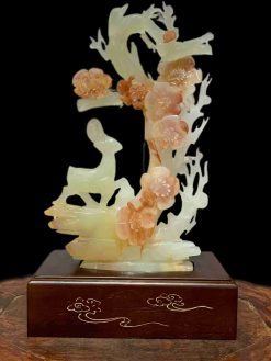 Tượng Hươu Phú Quý Ngọc Onyx