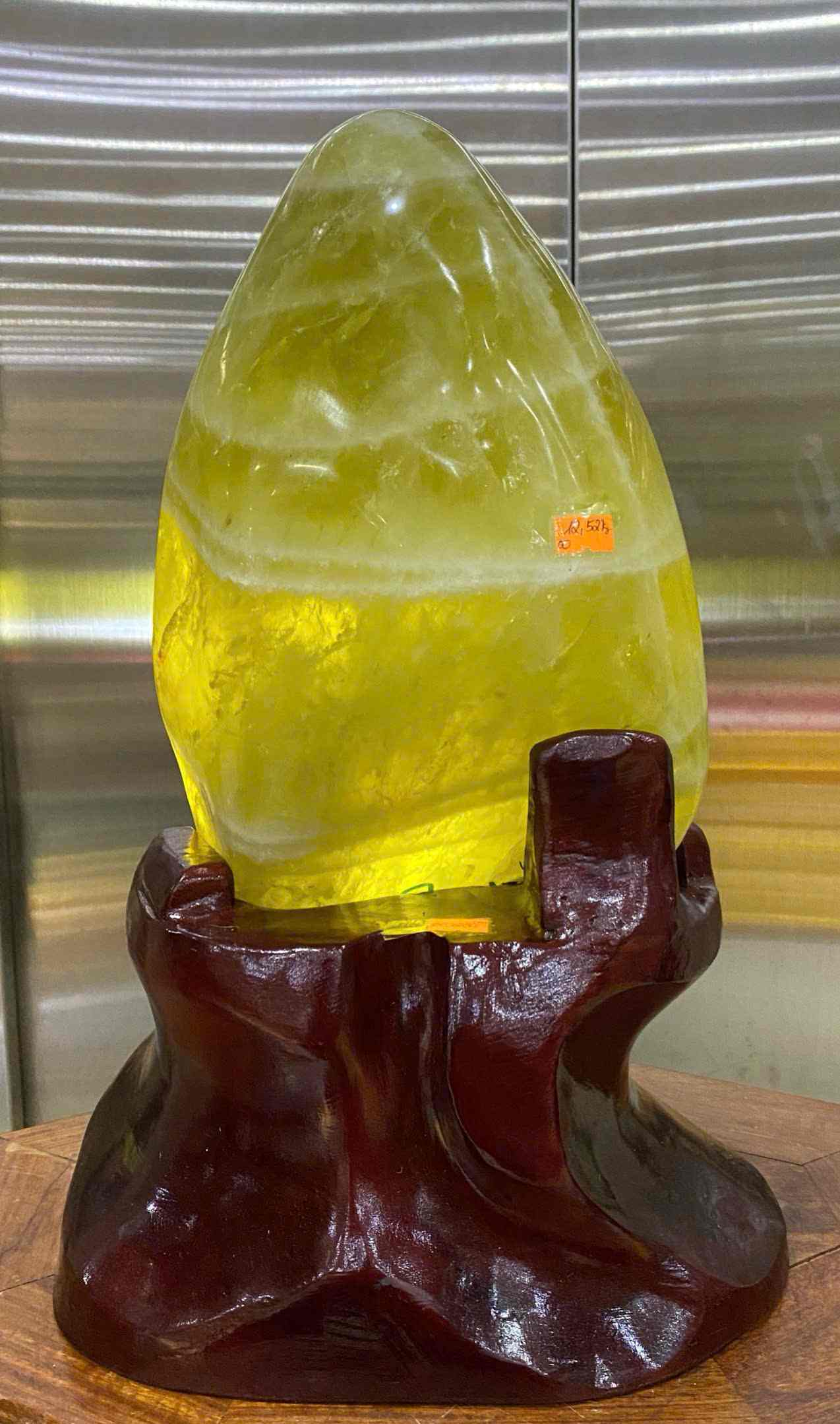 Núi Đá Cảnh Đá Thạch Anh Vàng Cao 27 Ngang 20 (cm) Cân Nặng 12,52 (kg) (1) Núi Đá Cảnh Đá Thạch Anh Vàng