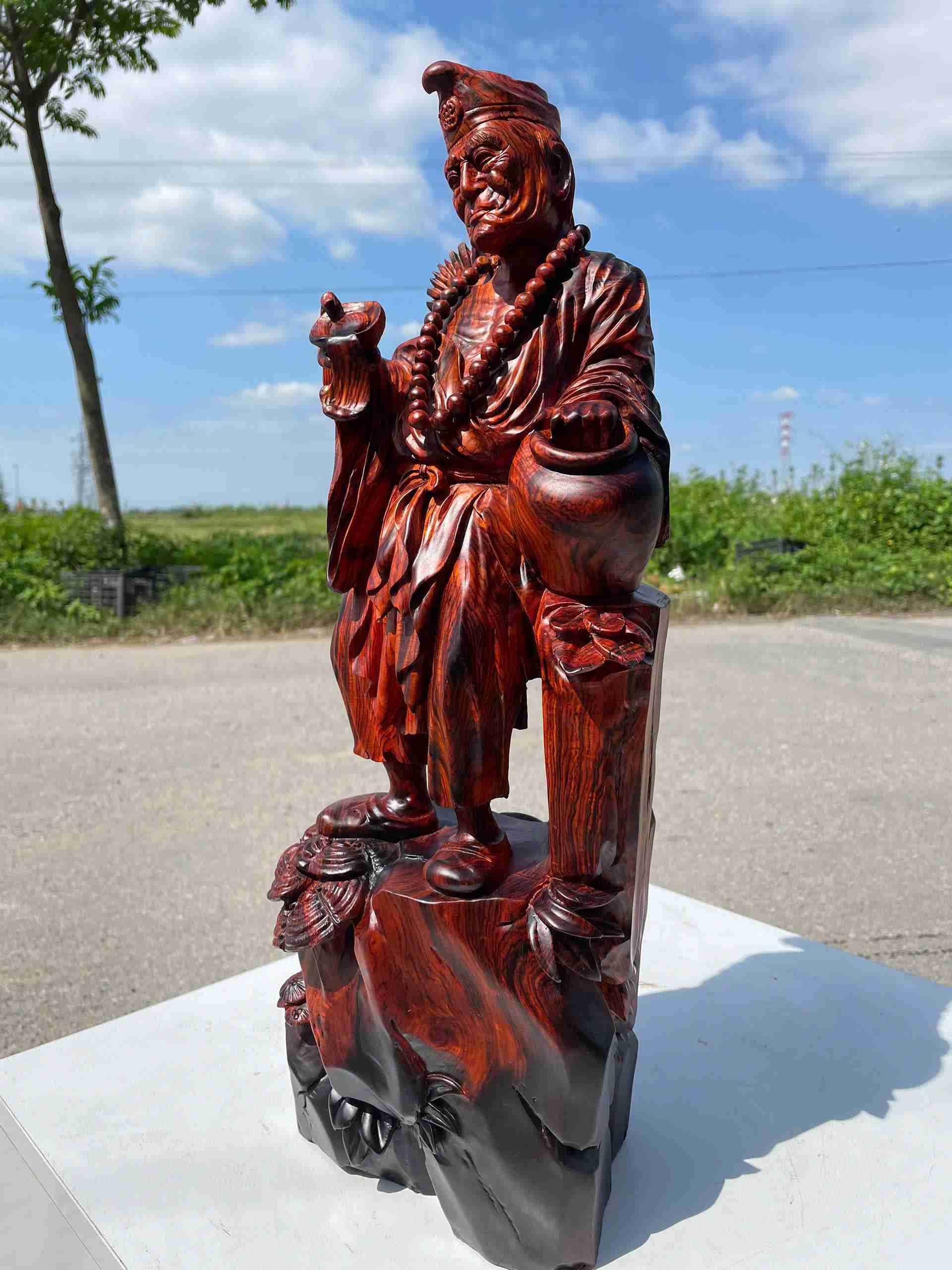 Tế Công Gỗ Trắc Cao 50 Ngang 20 Sâu 14 (cm) (3)