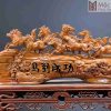 Tượng Bát Mã Gỗ Cẩm