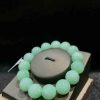 Vong Tay Ngoc Cam Thach Duong Kinh Hat 14 mm 1