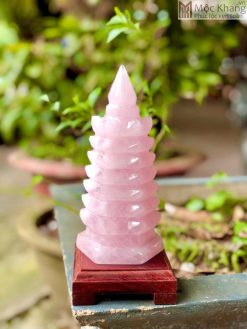 Tháp Văn Xương Đá Thạch Anh Hồng