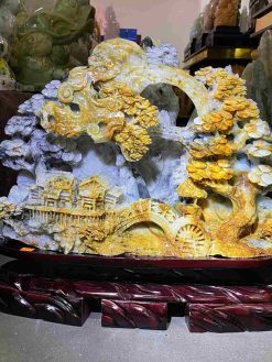 Tiểu Cảnh Làng Quê Ngọc Serpentine