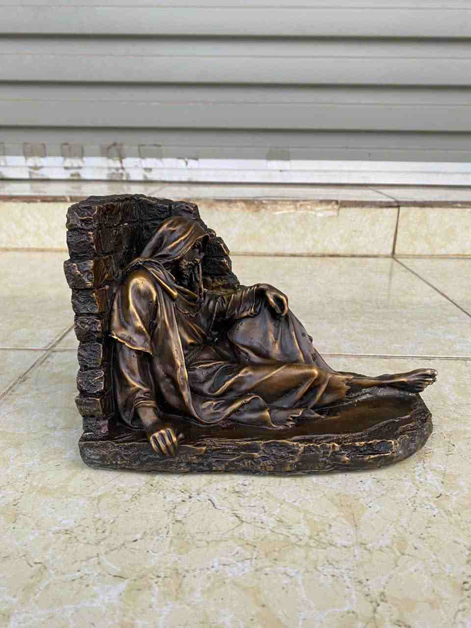 tuong-chua-dua-tuong-dong-cao-15-ngang-20cm-nang-2-5kg (2)_2_11zon Tượng Chúa Dựa Tường Đồng