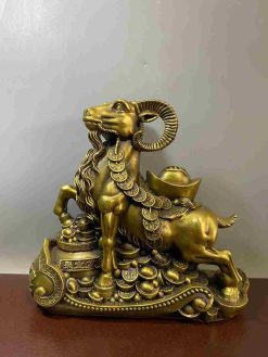 Tượng Dê Phong Thủy Đồng