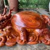 Tượng Long Quy Gỗ Hương