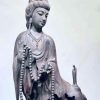 Tượng Nhất Tâm Bái Phật Gỗ Âm Trầm