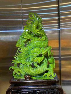 Tượng Rồng (Nhất Long) Ngọc Serpentine