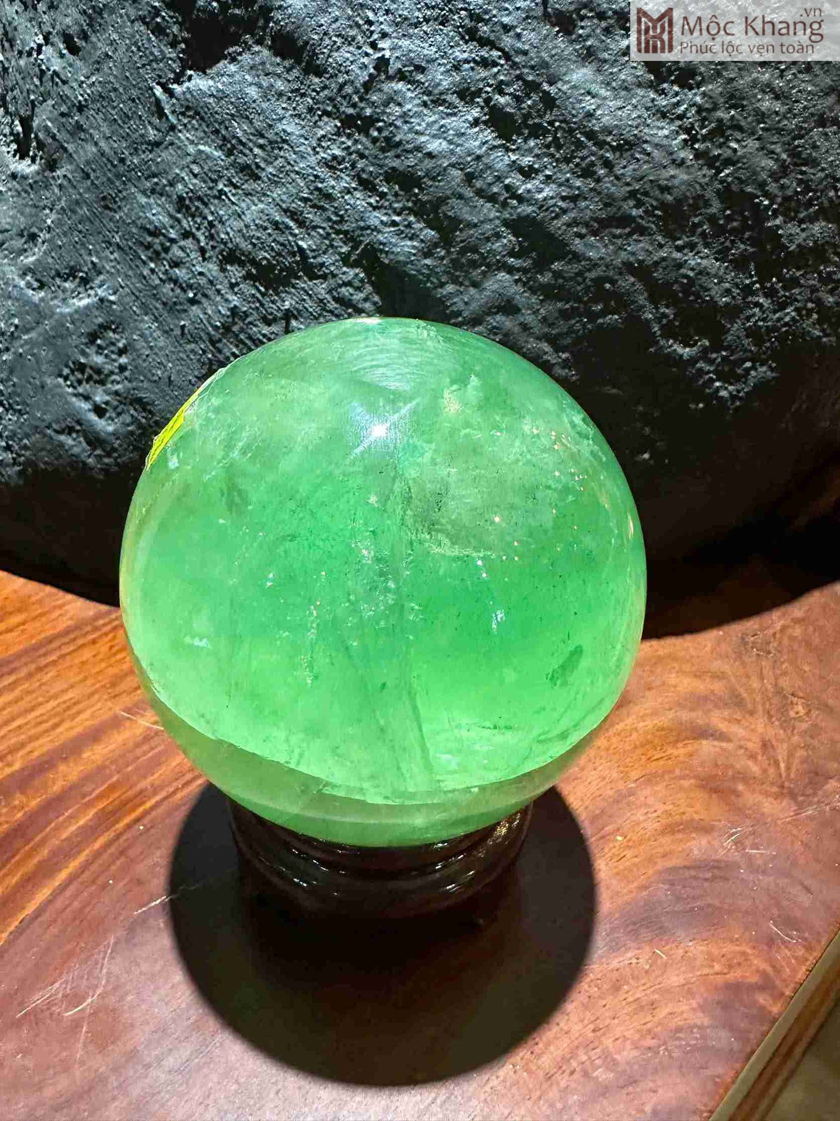 Bi Cầu Ngọc Flourite Đường Kính Hạt 10 (cm) Cân Nặng 1.59 (kg) (3) Bi Cau Ngoc Flourite Duong Kinh Hat 10 cm Can Nang 1.59 kg 3