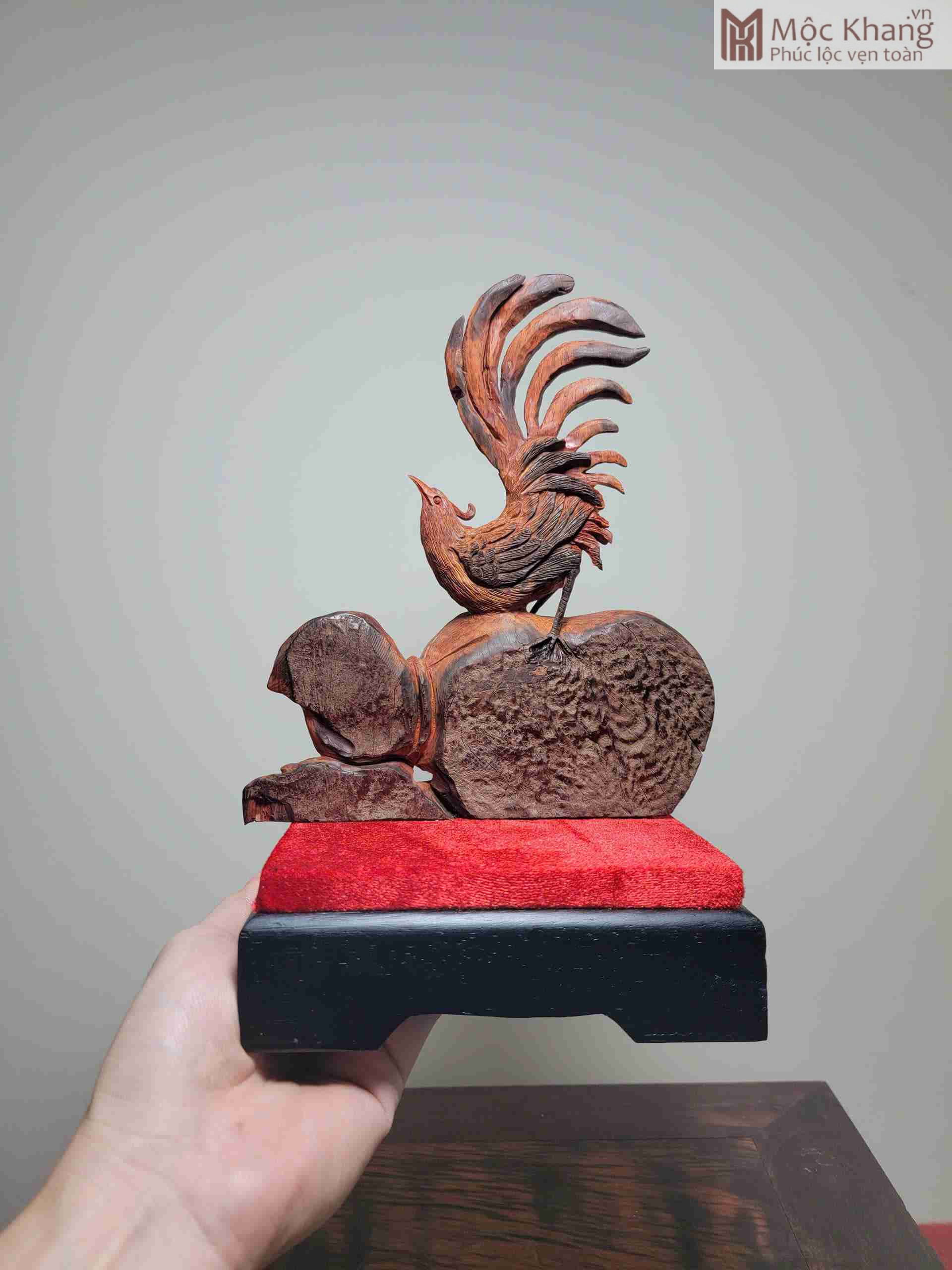 Chim Gỗ Nu Trắc Cao 30 Ngang 12 Sâu 6 (cm) (3)