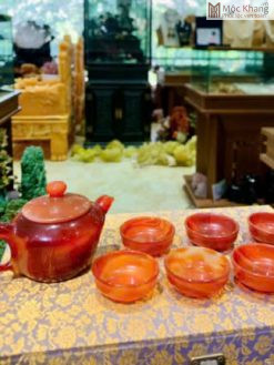 Bộ Ấm Trà Ngọc Mã Não