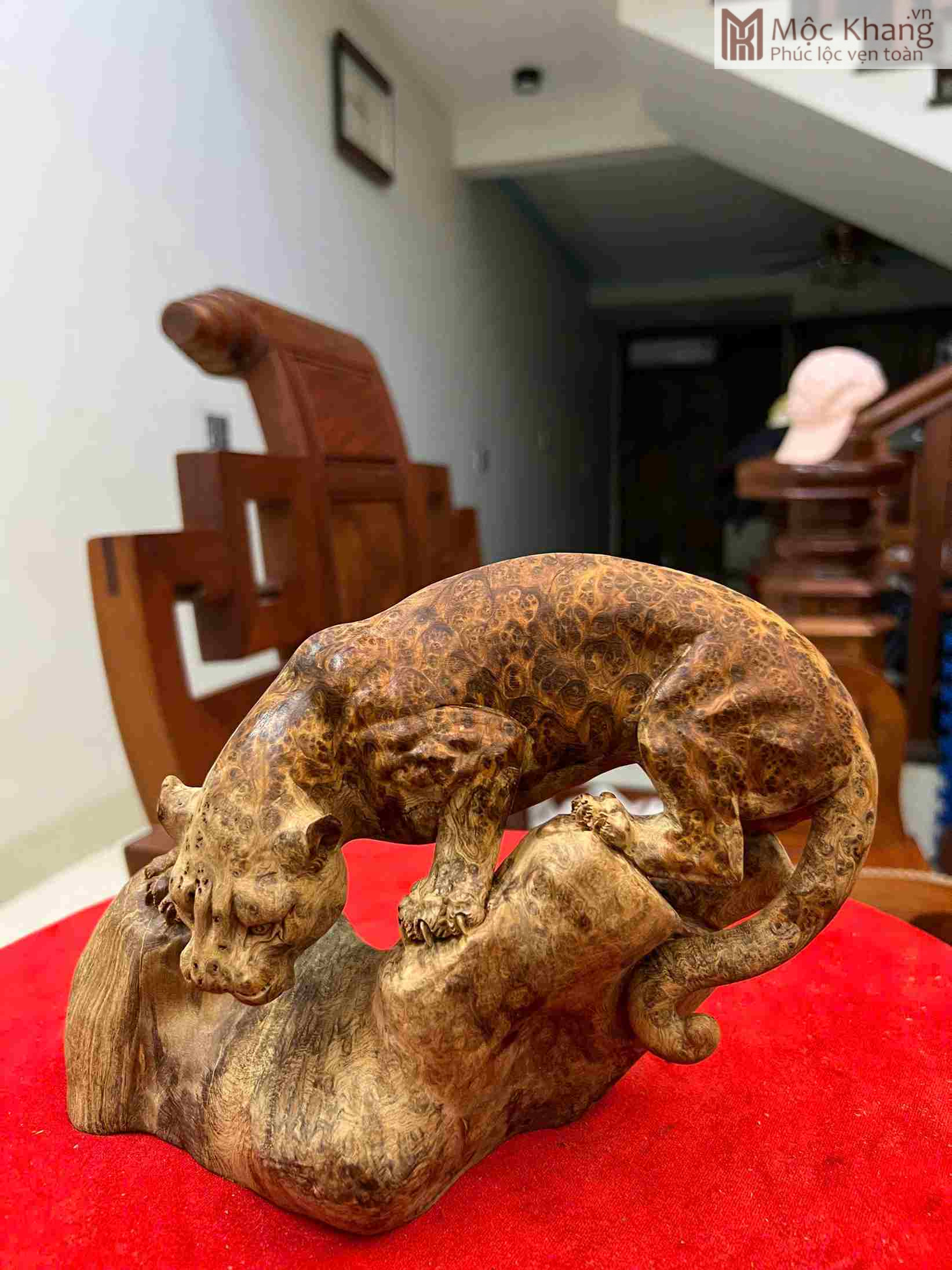 Tượng Báo Săn Mồi Gỗ Nu Ngọc Am Cao 16 Ngang 22 Sâu 10 (cm) (1)_1 Tuong Bao San Moi Go Nu Ngoc Am Cao 16 Ngang 22 Sau 10 cm 1 1