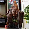 Tượng Thần Trà Gỗ Lũa Bách Xanh