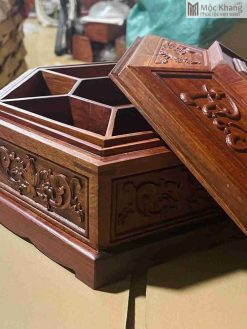 Khay Đựng Bánh Kẹo Gỗ Hương