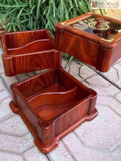 Khay Đựng Bánh Kẹo Gỗ Hương