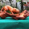 Tượng Báo Săn Mồi Gỗ Hương
