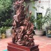 tuong ca chep hoa rong phong thuy go huong cao 95 ngang 55 sau 26 cao ca ky 116 cm 2 2 11zon