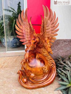 Tượng Đại Bàng Gỗ Hương