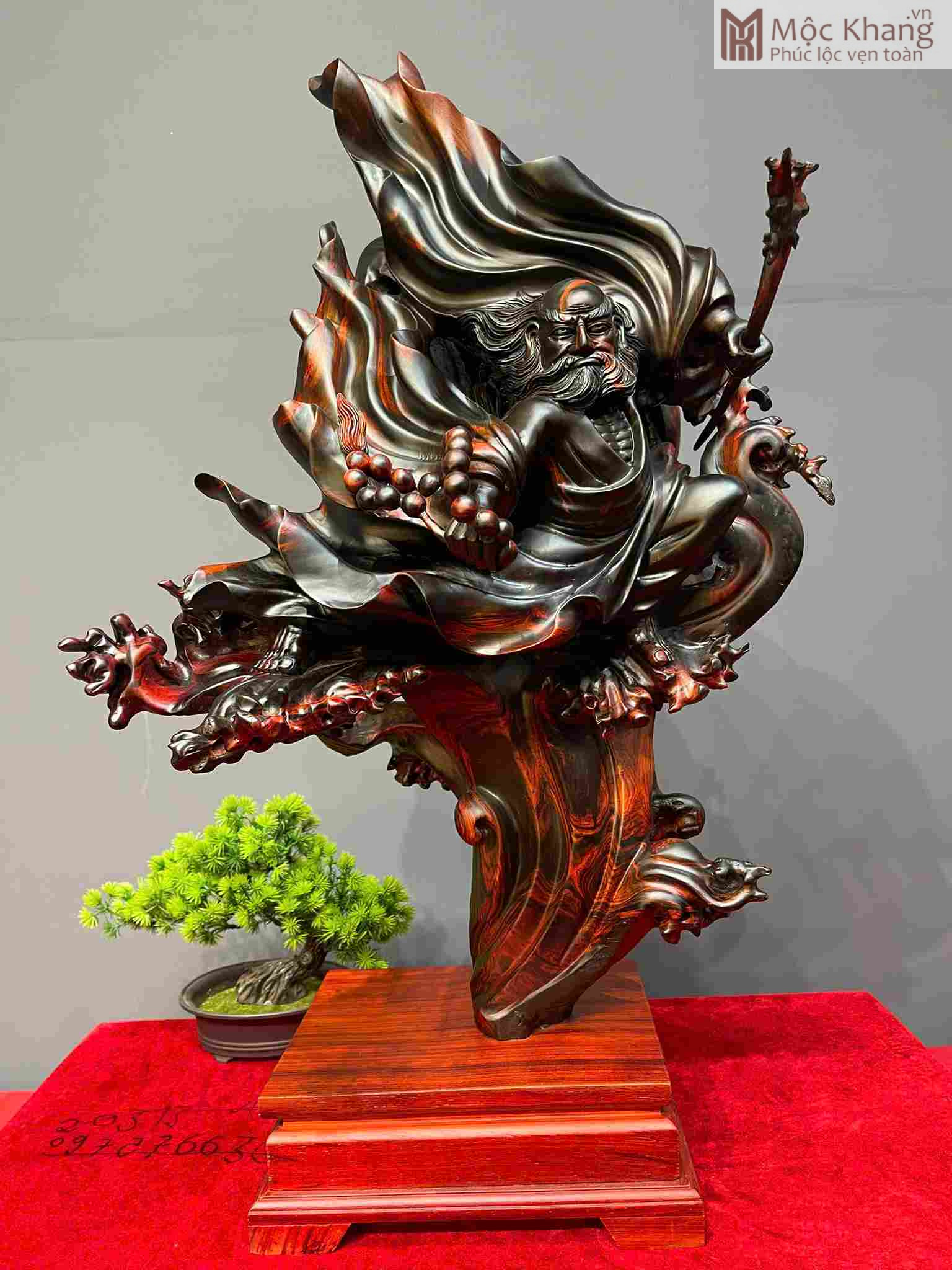 tuong-dat-ma-mua-vo-go-trac-cao-75-ngang-48-sau-40cm (3)_3_11zon Tượng Đạt Ma Múa Võ Gỗ Trắc