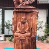 Tượng Đạt Ma Sư Tổ Gỗ Hương