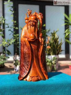 Tượng Ông Thọ Gỗ Hương