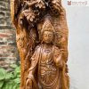 Tượng Phật Bà Quan Âm Gỗ Bách Xanh
