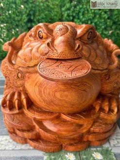 Tượng Thiềm Thừ Gỗ Hương