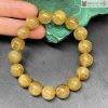 Vong Tay Da Thach Anh Toc Vang Duong Kinh Hat 12.6mm 3