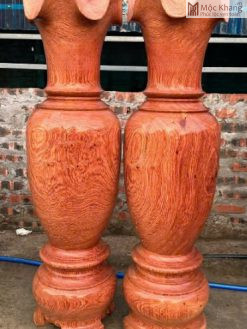 Lục Bình Gỗ Hương Cao 120 Đường Kính 32 (cm)