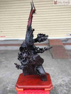 Tượng Chim Gỗ Trắc