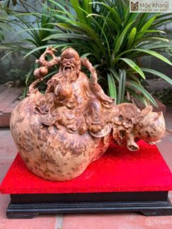 Tượng Ông Thọ Gỗ Nu Ngọc Am