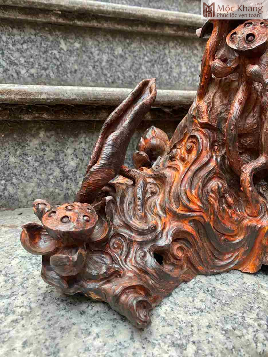 Tượng Phật Quan Thế Âm Bồ Tát Gỗ Trắc Cao 43 Ngang 39 Sâu 16 (cm) (10)_10 Tuong Phat Quan The Am Bo Tat Go Trac Cao 43 Ngang 39 Sau 16 cm 10 10