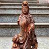 Tượng Phật Quan Thế Âm Bồ Tát Gỗ Trắc