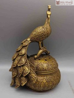 Tháp Trầm Chim Công Bằng Đồng