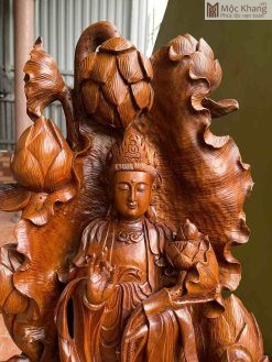 Tượng Phật Bà Quan Âm Gỗ Ngọc Am